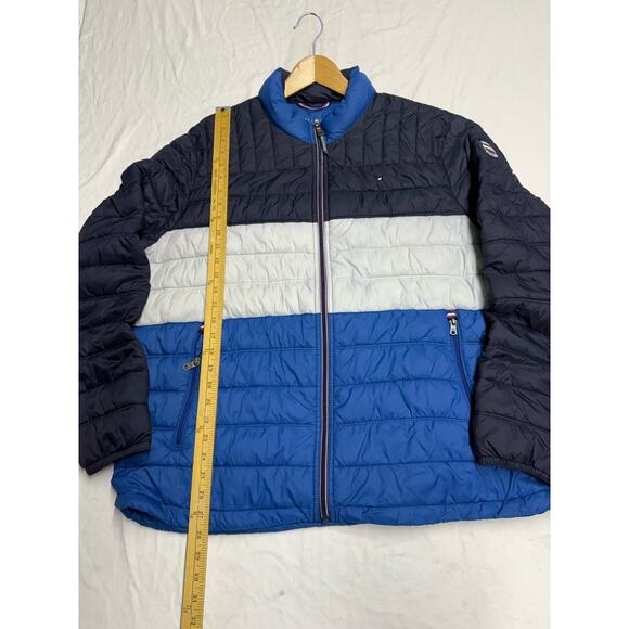 Tommy Hilfiger Jacket Packable Three Color Puffer Full Zipper Men's XXL - Picture 16 of 16